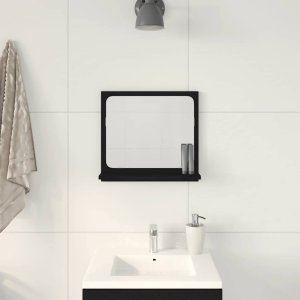 Lustro vidaXL Lustro łazienkowe, czarny dąb, 40x10,5x37 cm 3