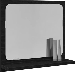 Lustro vidaXL Lustro łazienkowe, czarny dąb, 40x10,5x37 cm 4