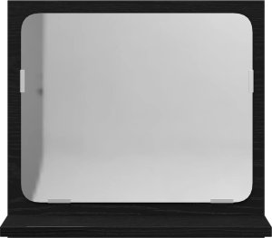 Lustro vidaXL Lustro łazienkowe, czarny dąb, 40x10,5x37 cm 5
