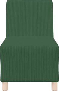 vidaXL Sofa Fotel Jungle Green 55 cm Tkanina Corduroy 4