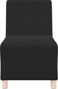 vidaXL Sofa Fotel Czarny 55 cm Aksamit 4