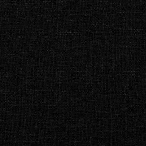 vidaXL Sofa 3-osobowa, czarna, 180 cm, tapicerowana tkaniną 8