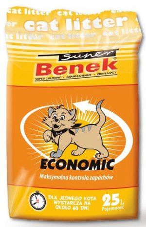 Żwirek dla kota Super Benek Economic Naturalny 25 l 1
