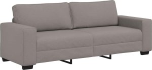 vidaXL Sofa 3-osobowa, kolor taupe, 180 cm, tkaniną 2