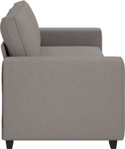 vidaXL Sofa 3-osobowa, kolor taupe, 180 cm, tkaniną 5