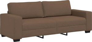 vidaXL Sofa 3-osobowa, brązowa, 180 cm, tkaniną 2