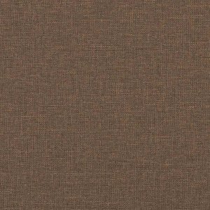 vidaXL Sofa 3-osobowa, brązowa, 180 cm, tkaniną 8