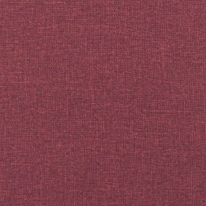 vidaXL Sofa 3-osobowa, winna czerwień, 180 cm, tkaniną 8