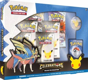 Karty Celebrations Delux Pin Collection Pokemon TCG 1
