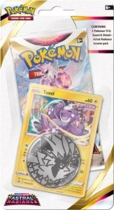 Karty Astral Radiance Checklane Blister Toxel Pokemon TCG 1