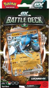 Karty April Ex Battle Deck Lucario Pokemon TCG 1