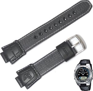 Pasek do zegarka Casio AMW-700 czarny szary 10198354 . 1
