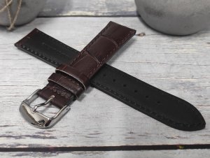 Casio Skórzany pasek do zegarka EFR-527 brązowy 20 mm . 2