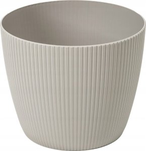 Doniczka taupe 22x18cm dekoracyjna plastikowa osłonka Jumper 1
