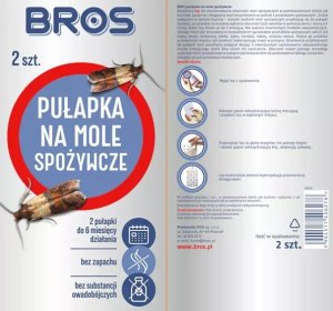 Bros Bros Pułapka na mole spożywcze 2szt Skuteczna 3
