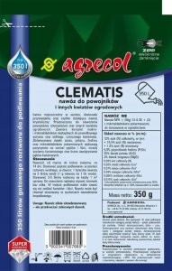 Agrecol Krystaliczny Nawóz do powojników i kwiatów ogrodowych 350g 3