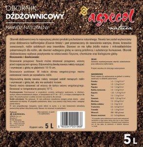 Agrecol Nawóz obornik dżdżownicowy 5L Do drzew i krzewów 3
