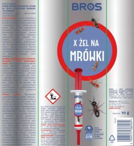 Bros Żel X na mrówki 10g Skuteczny preparat owadobójczy w strzykawce 3