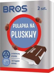 Bros Pułapka lepowa na pluskwy 2szt Monitorowanie i odławianie pluskiew 2