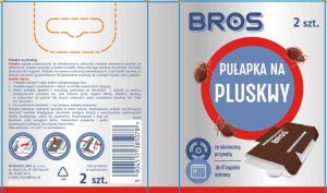 Bros Pułapka lepowa na pluskwy 2szt Monitorowanie i odławianie pluskiew 3