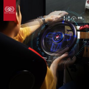 F111 FLASHFIRE Kierownica 900 PC/PS5/Switch z wibracjami 3 pedały 6 biegów 5