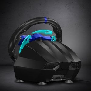 F111 FLASHFIRE Kierownica 900 PC/PS5/Switch z wibracjami 3 pedały 6 biegów 8