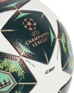 Piłka nożna adidas UCL Competition 24/25 Knockout Stages zielono-biała JH1288 4 3