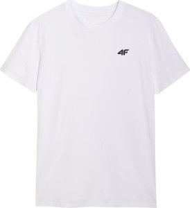 Koszulka męska 4F M2256 biała 4FWMM00TTSHM2256 10S M 2