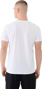 Koszulka męska 4F M2256 biała 4FWMM00TTSHM2256 10S M 3
