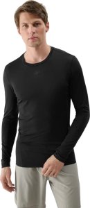 Koszulka męska Longsleeve 4F M372 czarna 4FWSS25TFLOM372 20S XL 1