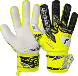 Rękawice bramkarskie Reusch Attrakt Grip Junior żółto-czarne 5572815 2014 6,5 1