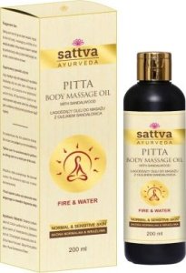 OLEJ DO MASAŻU ŁAGODZĄCY Z OLEJKIEM SANDAŁOWCA 200 ml - SATTVA (AYURVEDA) 1