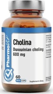 CHOLINA (600 mg) BEZGLUTENOWA 60 KAPSUŁEK - PHARMOVIT (CLEAN LABEL) 1