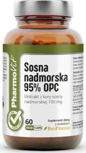 SOSNA NADMORSKA EKSTRAKT 95% OPC BEZGLUTENOWY 60 KAPSUŁEK - PHARMOVIT (CLEAN LABEL) 1