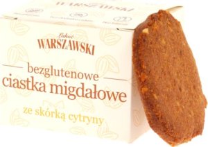 Ciastka migdałowe ze skórką cytryny bezglutenowe 150 g - Łakoć Warszawski - Baton Warszawski 1