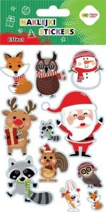 Naklejki EFFECT-Xmas Animals, 10x20cm, Happy Color 1