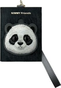 Nimmy portfel na karty czarny/black Big Eyed Pet 2.0 Cat 1