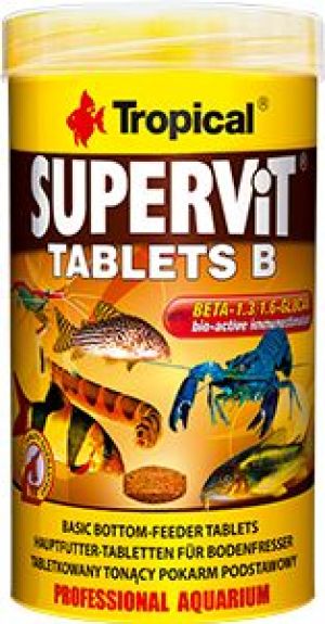 Tropical Pokarm dla rybek Supervit Tablets B 250ml/830szt. (20634) 1