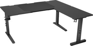 Biurko Genesis Holm Modular 160 Corner Czarne 160 cmx75 cm 1