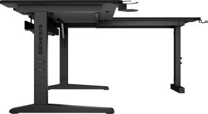 Biurko Genesis Holm Modular 160 Corner Czarne 160 cmx75 cm 5