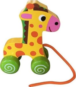 Drewniana żyrafa d/ciągn.SmilyPlay SPW84983 49832 1
