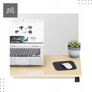 Biurko Mark Adler Leader 1.5 Beżowe 80 cm x 40 cm 5