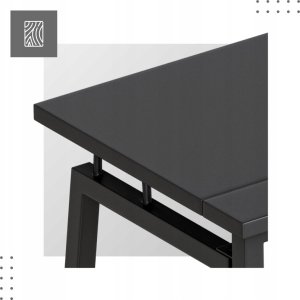 Biurko Mark Adler Leader 1.5 Czarne 80 cm x 40 cm 4