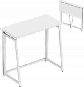 Biurko vidaXL Leader 1.5 Białe 80 cm x 40 cm 2