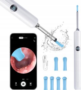 SMART OTOSKOP KAMERA DO CZYSZCZENIA USZU USUWANIA WOSK WIFI ANDROID IOS 5MP 1