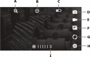 ENDOSKOP KAMERA INSPEKCYJNA 6LED WIFI USB IP67 FullHD 8,5mm Zestaw Końcówek 9