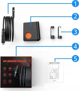 KAMERA INSPEKCYJNA ENDOSKOP WiFi DUO WARSZTATOWA 10