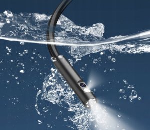 KAMERA INSPEKCYJNA ENDOSKOP SZTYWNY 5M PRZEWÓD 8 LED DUAL 5.5mm Android iOS 8