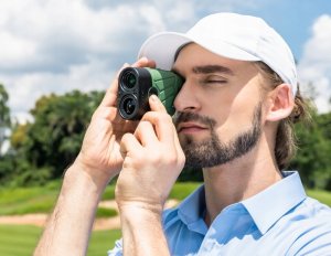 DALMIERZ LASEROWY MYŚLIWSKI LORNETKA LUNETA GOLFOWA TRYBY 6xZOOM 1000m ETUI 7