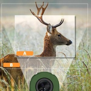 DALMIERZ LASEROWY MYŚLIWSKI LORNETKA LUNETA GOLFOWA TRYBY 6xZOOM 1000m ETUI 9